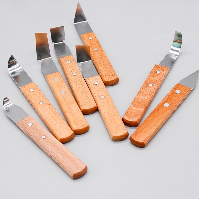8pcs Pottery Carving Shaping K - Wood Chisel Set recension och pris