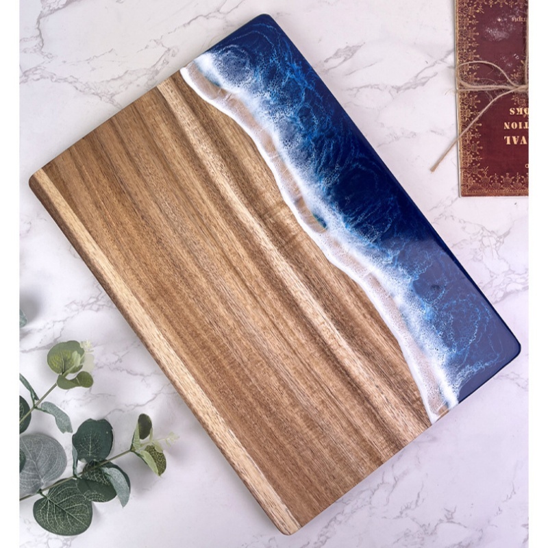 Wave Resin Acacia Cutting Boar - Woodworking Resin recension och pris