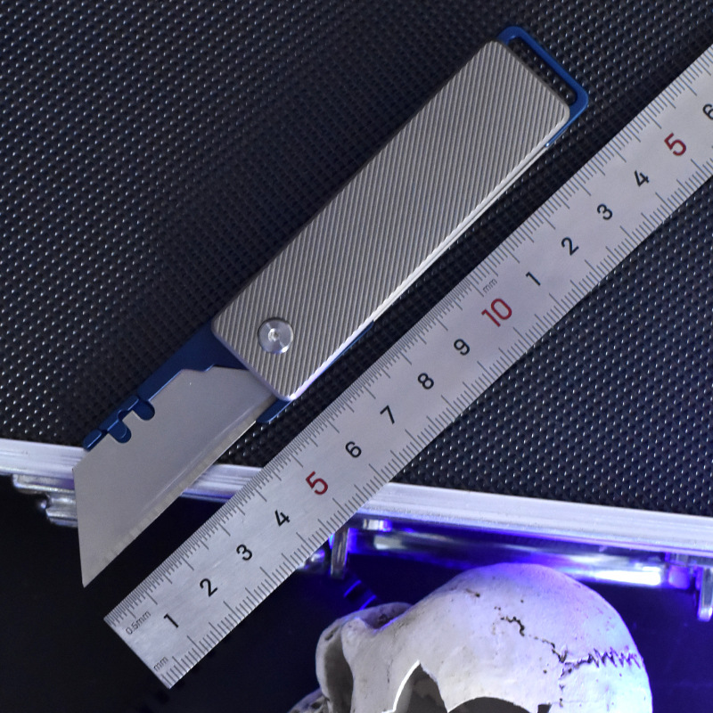 Titanium Alloy Tool Knife with - Woodworking Wallpaper recension och pris