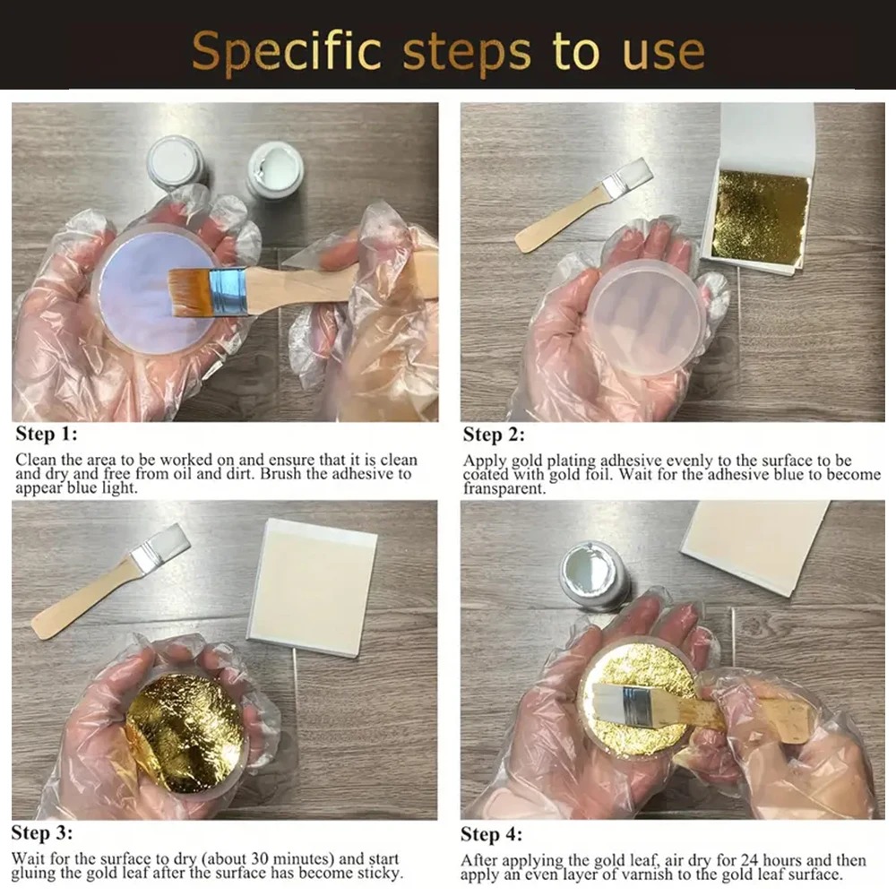 100ml/200ml Golden Leaf Gildin - Woodworking Resin recension och pris