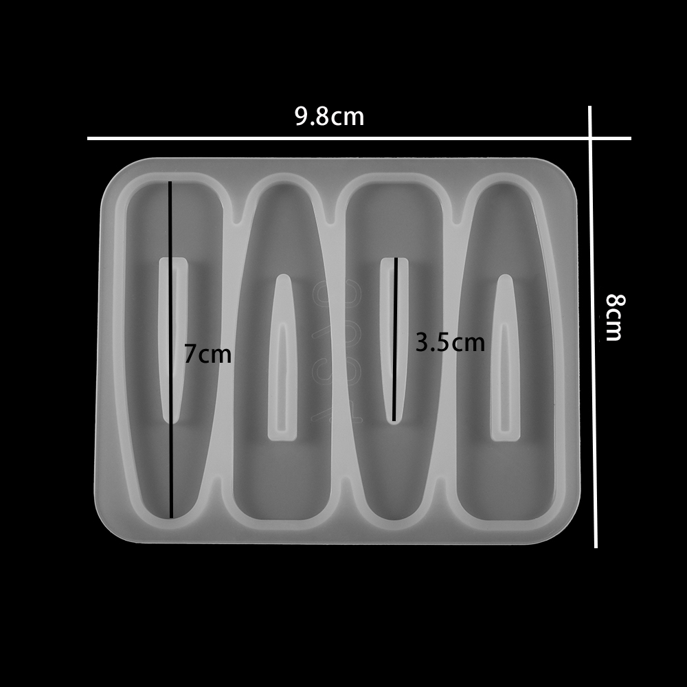 Barrettes Silicone Molds Metal - Woodworking Resin recension och pris