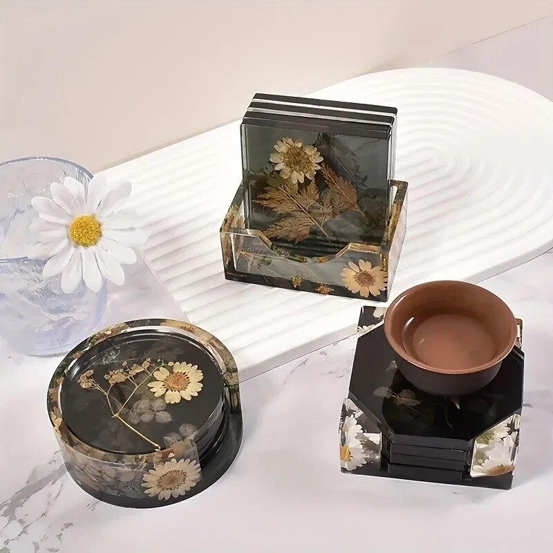 Coaster Resin Molds Set Includ - Woodworking Resin recension och pris