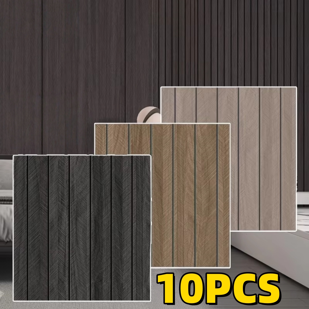 10PCS Wood Grain Wall Panels,  - Woodworking Glue recension och pris